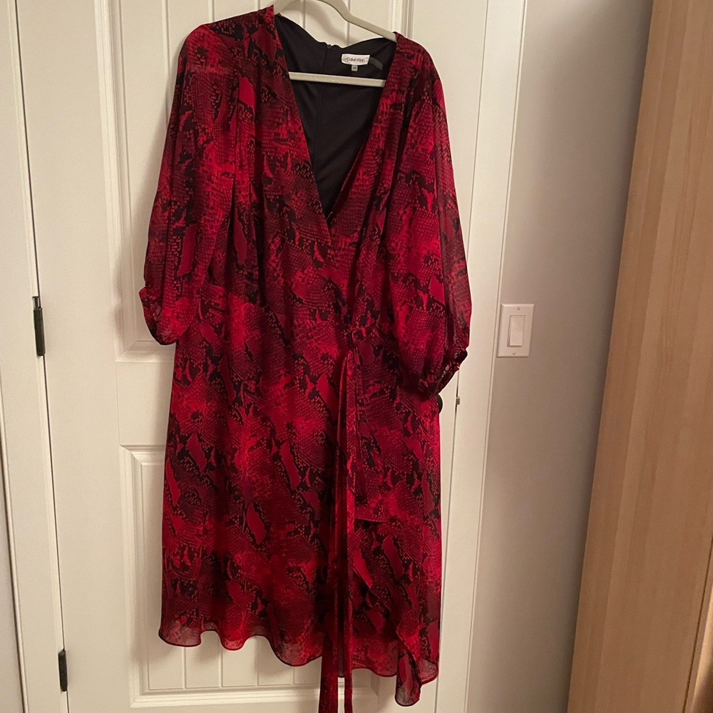 Animal print dress by Calvin Klein